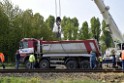 Schwerer VU LKW Zug Bergheim Kenten Koelnerstr P509